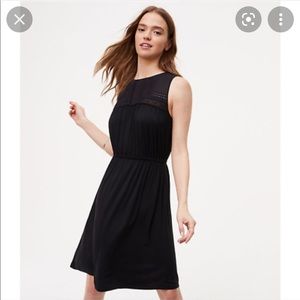 Loft Crotchet Yoke Dress
